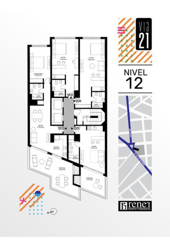 Imagen 9 de 11 de Venta Apartamento Monoambiente Pocitos Edificio Via 21