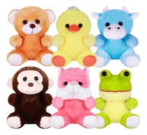 Comprar Peluches Mayoreo 6 Pza Set Animales Envío Gratis Pelucheria