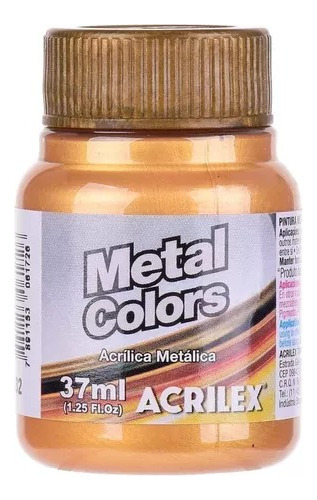 Tinta Metal Colors 03640 37ml Ouro 532 Acrilex