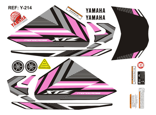 Calcomania Yamaha Xtz 125 