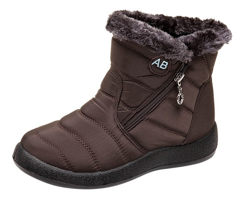 Botas De Nieve Mujer Calzado Impermeable Zapatos Calientes 7