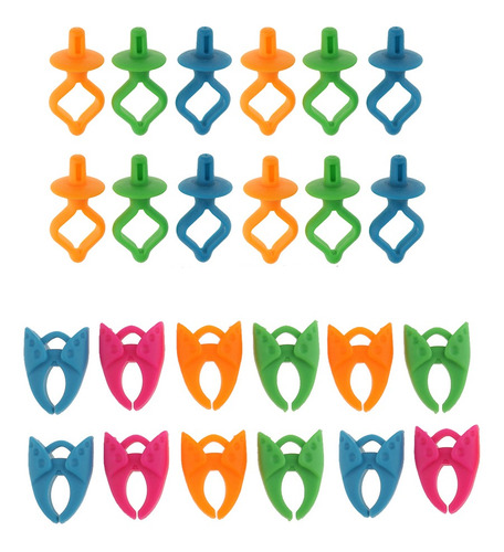 24 Piezas Abrazaderas De Porta Bobinas Pins Clips Titulares