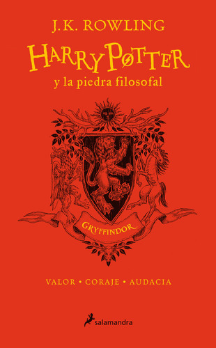 Libro Harry Potter Y La Piedra Filosofal (ediciã³n Gryffi...
