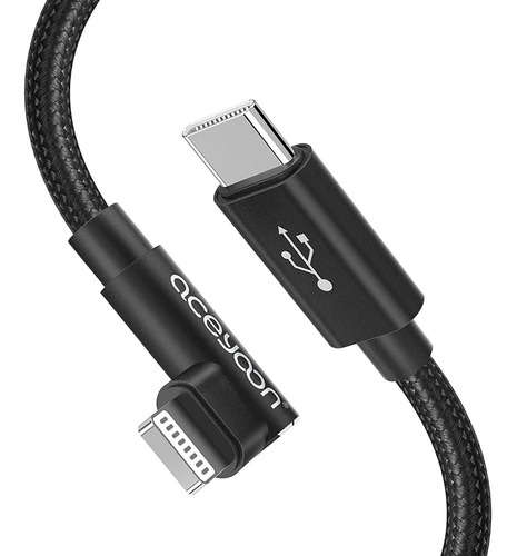 Cable Cargador Usb C A Ligthning Aceyoon Para iPhone Mfi