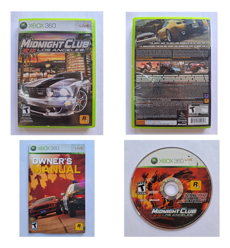 Midnight Club Los Angeles Xbox 360 (Reacondicionado)