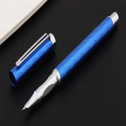 Pluma Fuente Profesional, Mxbuh-007, 1pza, 0.38mm, 4mm, Azul Tinta Negro