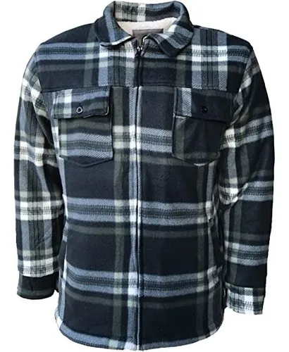 comprar Camisa Con Cierre Polar Con Corderito Excelente Calidad