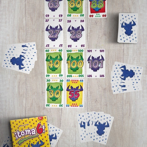 Imagen 5 de 5 de Juego De Mesa Cartas Familiar Toma 6 Buró