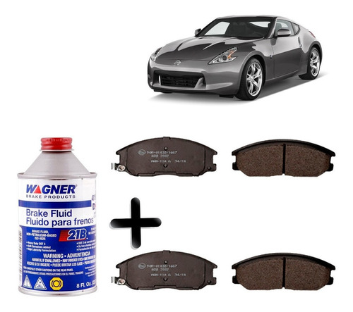 Pastillas De Freno Allied Nippon Para Nissan 370z 2010 2019