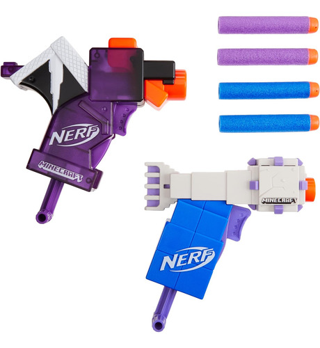 Nerf Microshots Minecraft Ender Dragon Y Elder Guardian Mini