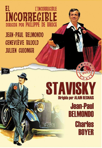 Dvd El Incorregible + Stavinsky / 2 Films Jean Paul Belmondo