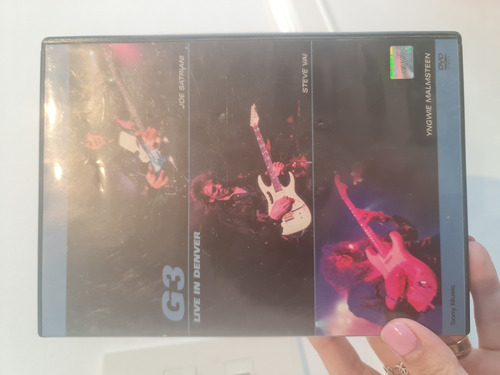 G3 Dvd Joe Satrani Steve Vai Yingwie Malmsteen Live In Dever