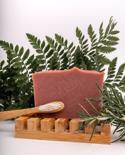 Imagen 2 de 4 de Jabón Natural Artesanal Jabonera Madera Cepillo Dental Bambú