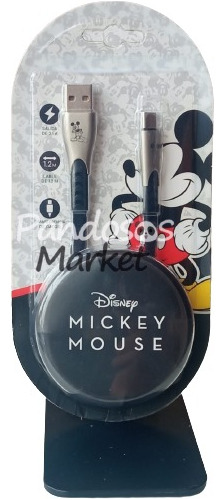 Cable De Datos Usb Disney Mickey - Tipo C