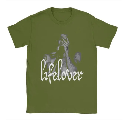 Playera De Algodón De Manga Corta Estampada Lifelover
