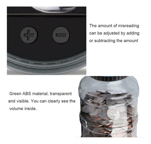 Banco Digital Para Contar Monedas Queenly-piggy Bank, Con Gr