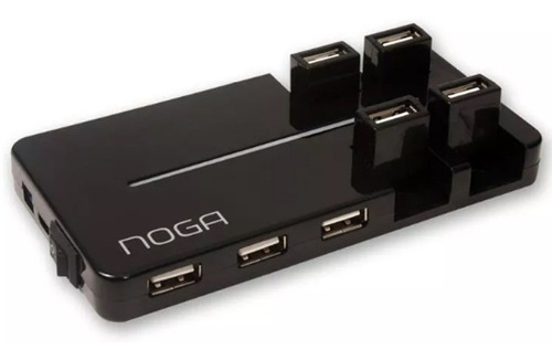 Hub Usb 10 Puertos Multiplicador Hi-speed Con Fuente Gtia