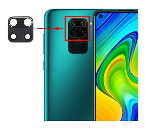 Vidrio Lente De Camara Trasera Para Xiaomi Note9 / 9pro Max