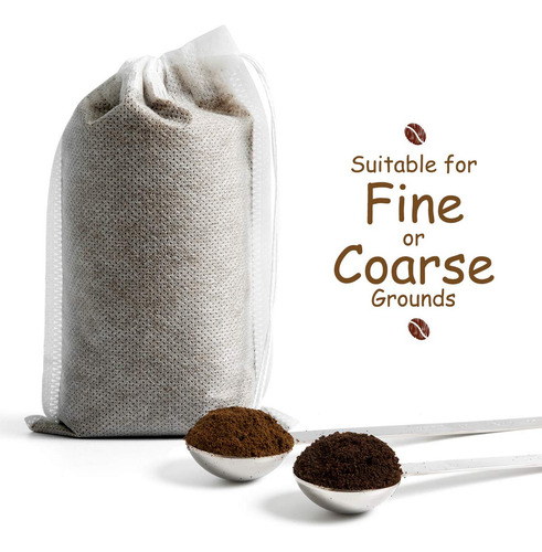 Filtros Desechables Para Café Frío 100 Bolsas Premium 4x6