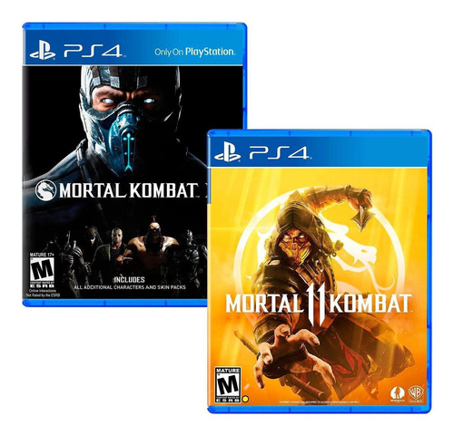 Mortal Kombat Xl + Mortal Kombat 11 Ps4