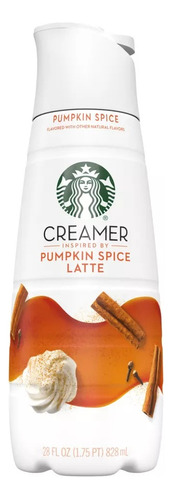 Crema Para Cafe Liquida Starbucks Pumpkin 828ml Importado