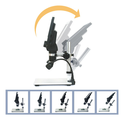 Microscopio Digital G1200, Pantalla Grande A Color De 7 PuLG