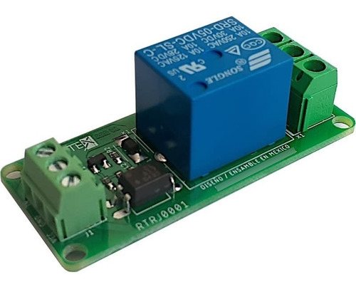 Tarjeta Relevador 5vdc De 1 Canal Ópticamente Aislado