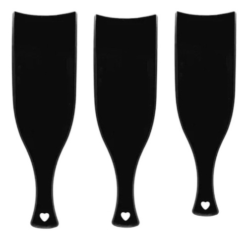 Paleta Para Mechas Reflejos Peluqueria Coloración X3 Tono Negro