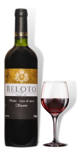 Vinho Tinto Suave Beloto 750ml