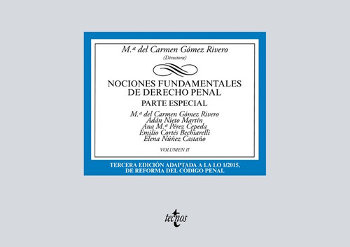 Nociones Fundamentales De Derecho Penal - Gómez Rivero, ...