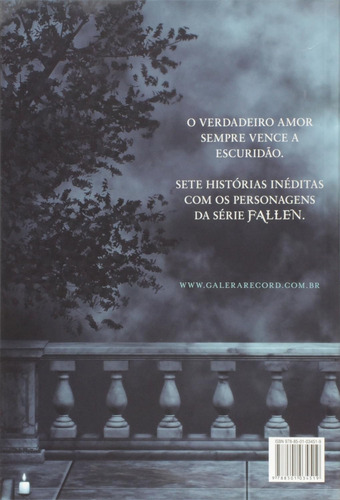 Livro Anjos Na Escuridão De Lauren Kate Da Coleção Fallen Com Capa Mole Em Português, 2014 Por Editora Galera