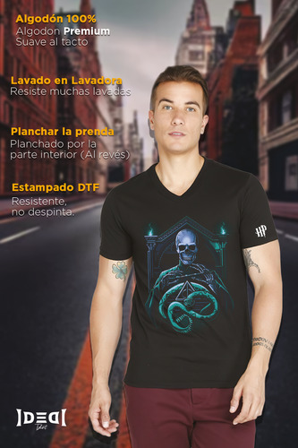 Playera Harry Potter 16 Caballero Cuello Redondo