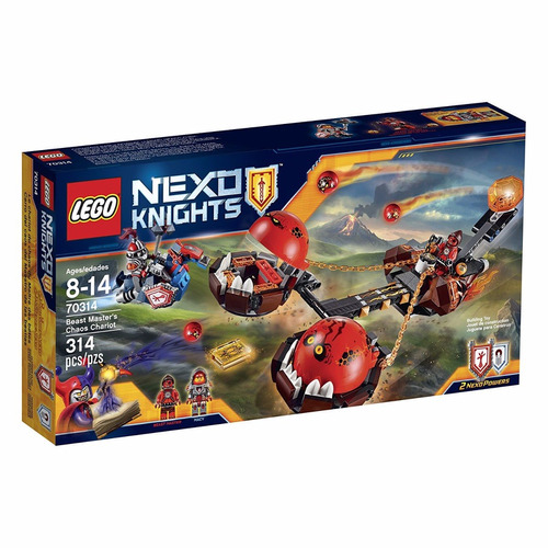 Lego 70314 Nexo Knights Carro Do Caos Do Mestre Besta 12x