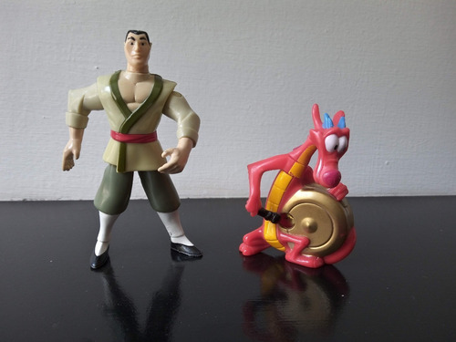 Mushu Y Shang Li Figuras De Mulan Disney Mcdonalds