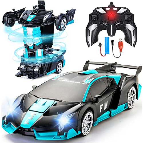 Transform Rc Car Robot, 2.4ghz 1:18 Recargable Tsdbu