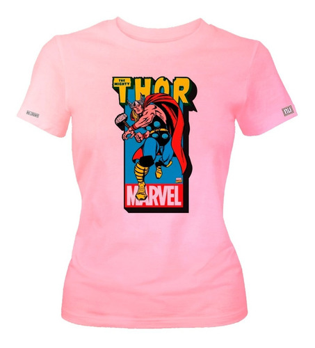 Camiseta Estampada Thor Avengers Comic Dama Mujer Ikrd 