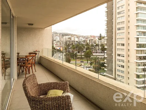 Dpto Viña: 2d-2b 80m + Balcón, Amoblado - Frente Casino
