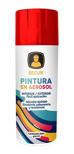 Pintura Aerosol Spray Rojo 400ml Int / Ext S - Aym