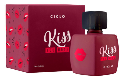 Perfume Ciclo Kiss Me Aroma Fresco Edição Caixa Super Fixado