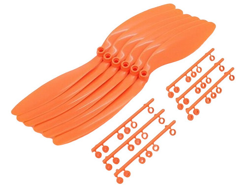 Gws Ep Propeller (rd-1047 254x119mm) Orange (6pcs/set)