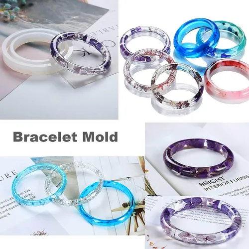 229pcs Diy Joyería Resina Casting Moldes Silicona Epox...
