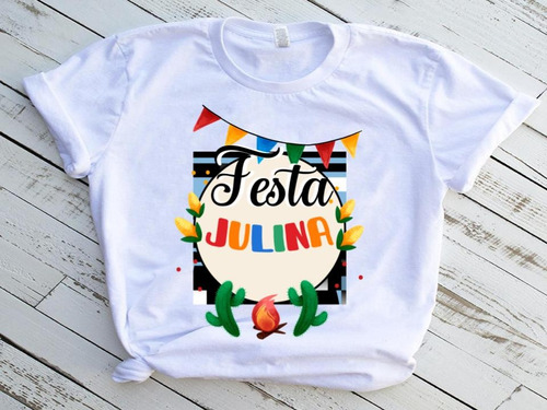 Camiseta Festa Julina São João Roupa Roupa Junina Caipira 