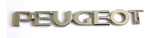 Emblema Insignia Plástico Peugeot Autoadhesiva 19.2x2.2cms