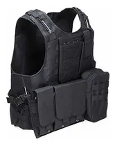 Comprar Chaleco Tactico Molle Ciras Airsoft Negro Reforzado Rbn M4