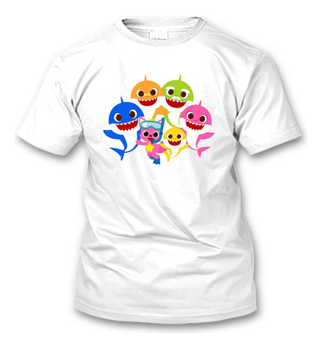 Playera Baby Shark Amigos Todas Las Tallas