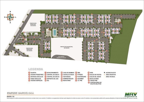 Imagem 29 de 30 de Apartamento Com 2 Dormitórios À Venda, 45 M² Por R$ 232.000 - Barcelona - Bauru/sp - Ap2131