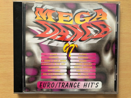 Cd Mega Dance 97' - Euro Trance Hit's - Pandera, Corona