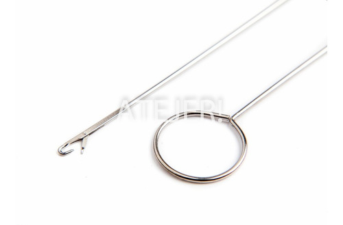 Imagen 1 de 6 de Aguja Para Voltear Cintas De 26,5 Cm Para Manualidades