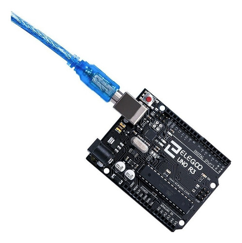 Elegoo Uno R3 Junta Atmega328p Atmega16u2 Con Cable Usb Para