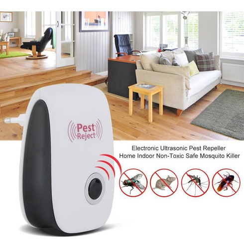 Imagen 6 de 7 de 2 Piezas A-501 Ratón Eléctrico Repelente De Insectos Trampa